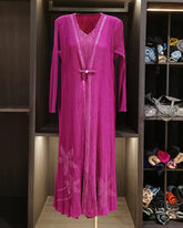 Elegant Pleated Duster Dress